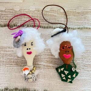 Charming Felt Doll Bag Charm